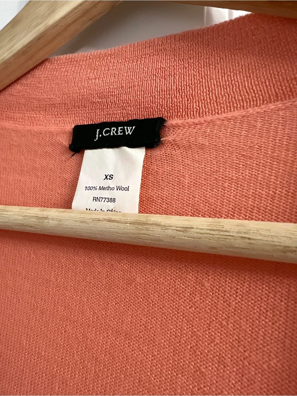 J. Crew Button-Front Lightweight Merino Wool Cardigan-XS